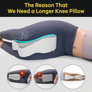 memory foam knee pillow side sleepers leg cushion legs