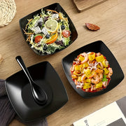 set 4 plastic salad bowls perfect family everyday