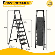 heavy duty step ladder platform folding step stool