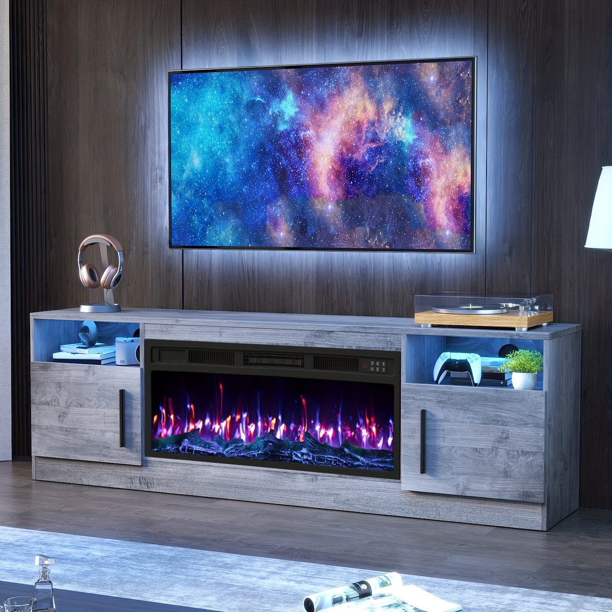 fireplace tv stand 36 fireplace 80 modern wood high