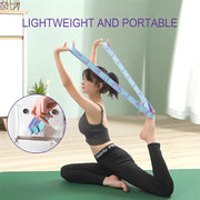 yoga stretching strap pilates band flexible