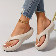 women retro eva slippers arch support thick sole heel