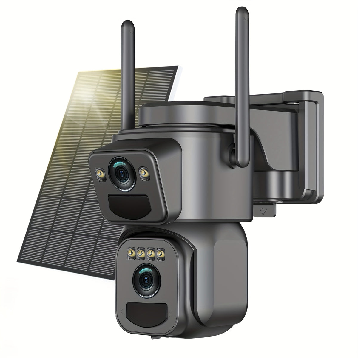 ip66 waterproof 10x degree low power cctv solar