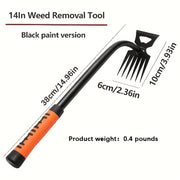 heavy duty manual weeding tool long handled
