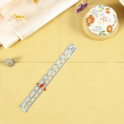 handmade ruler metal edge measuring sewing tool