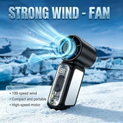 mini handheld fan 3600mah battery motor portable