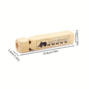 wooden train whistle kids 7 4 inch steam sound