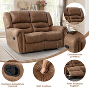 faux leather recliner living room set 1 seater 2 seater 3