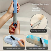 1 functional pet hair remover long handle durable