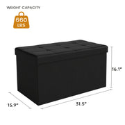 leather linen storage bench padded storage