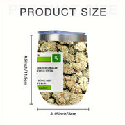 1 12oz themed prescription label double wall vacuum