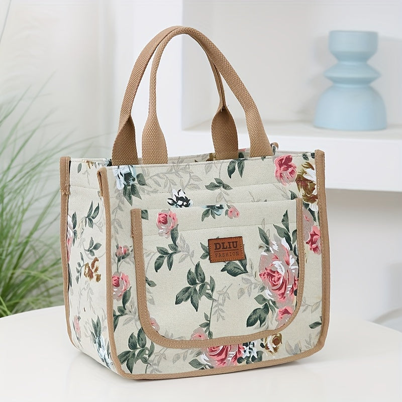 new tote bag made floral print fabric durable