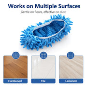 ultra cleaning house blue mop slippers floor