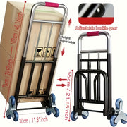 heavy duty folding trolley adjustable buckles stair