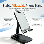 foldable adjustable desktop phone stand multi angle