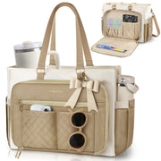 women tsa laptop tote bag compatible