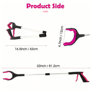 folding extra long grabber reacher tool rotating strong