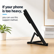 portable foldable mini key chain phone stand built
