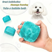 pet grooming brush dog massage brush bathing gentle pet