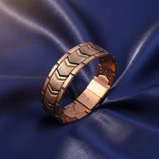 mens 3x strength copper magnetic bracelet heavy duty copper
