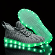 women men light shoes usb charging led shoes halloween