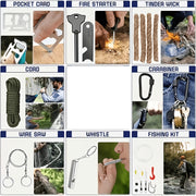 first aid kit 248pcs survival gear first aid kit