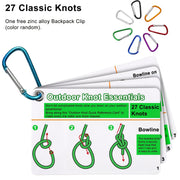 outdoor knots reference guide 27 essential knots