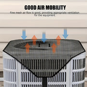 single piece air conditioner cover suitable central air