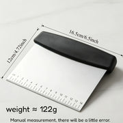 stainless steel scraper dough cutter spatula