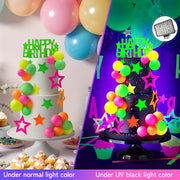 glowing glow ball cake toppers set play cake