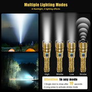 skyfire led high brightness pattern flashlight