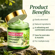 magnesium massage cream care joints skin muscles contains
