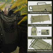rescue emergency multi purpose disposable stretcher