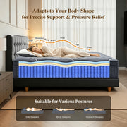 king size 16 inch mattress memory foam
