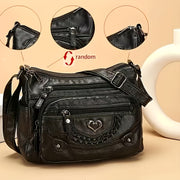 multi compartment tote bag soft texture stylish