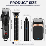 rechargeable electric grooming kit an lcd battery