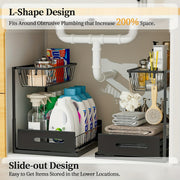 sink organizers metal pull sink organizers storage shelves