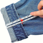 handmade ruler metal edge measuring sewing tool