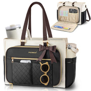 women tsa laptop tote bag compatible
