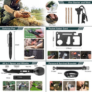 survival gear survival kit 170pcs first aid