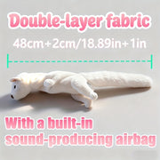 squeaky toy double layer soft fabric chew resistant washable