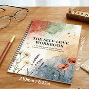 watercolor heart cover self care workbook 70