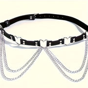 multiple sizes womens gothic punk fashion heart
