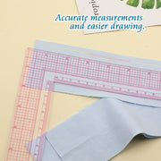 plastic l shaped ruler curve sewing measurement tailor craft