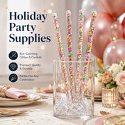 party supplies centerpieces 4pcs glitter wands sticks 30cm