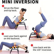 mini inversion table back ab trainer