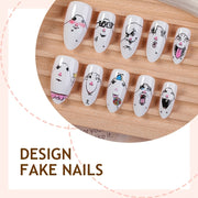 new quirky cartoon doodle hand painted 2d