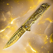 pattern folding knife outdoor camping pocket knife