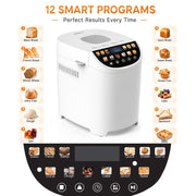 maker 2lb 12 in 1 automatic bread machine color