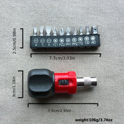 multifunctional ratchet screwdriver reversible quick labor